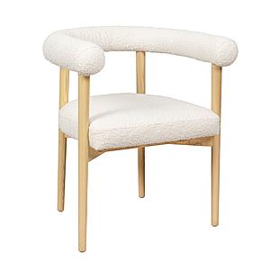 Spara Cream Boucle Dining Chair by TOV Furniture