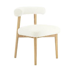 Spara Cream Boucle Side Chair by TOV Furniture