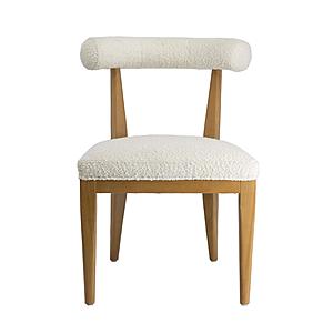 Palla Cream Boucle Dining Chair by TOV Furniture