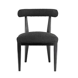Palla Black Boucle Dining Chair by TOV Furniture