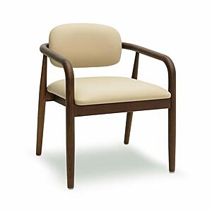 Betsy Taupe Vegan Leather Dining Chair by TOV Furniture