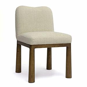 Tiara Cream Performance Basketweave Fabric Dining Chair by TOV Furniture