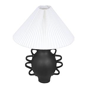 Hazza Black Pleated Table Lamp by TOV Furniture