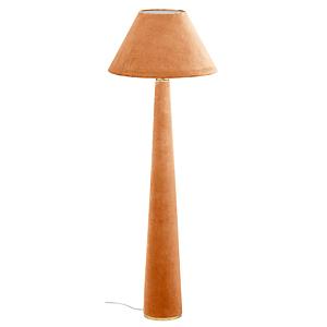 Graham Terracotta Velvet Floor Lamp by TOV Furniture