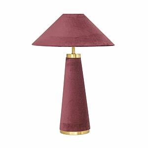Graham Burgundy Velvet Table Lamp by TOV Furniture