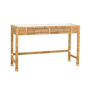 Amara Natural Rattan Desk by TOV Furniture