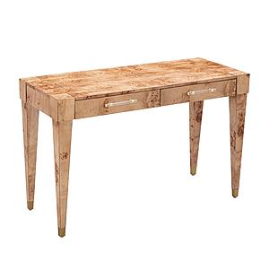 Brandyss Natural Burl Work Desk by TOV Furniture