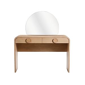Moonrise Natural Ash 2-Drawer Vanity Desk by TOV Furniture