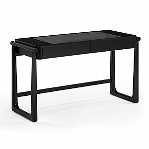 Alfalfa Black 2 Drawer Desk by TOV Furniture