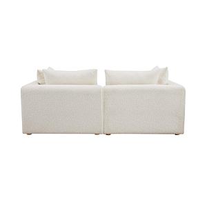 Hangover Cream Boucle Loveseat by TOV Furniture