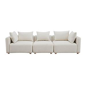 Hangover Cream Boucle Sofa by TOV Furniture