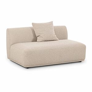Sylvie Cream Boucle Armless 2-seater by TOV Furniture