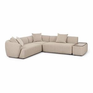 Sylvie Cream Boucle 4-Piece Right Chaise Sectional by TOV Furniture