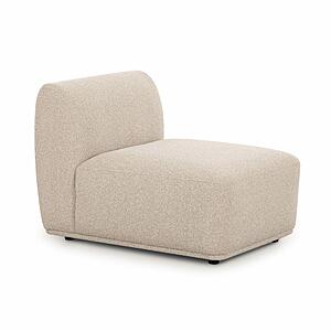 Sylvie Cream Boucle Armless 1-Seater by TOV Furniture