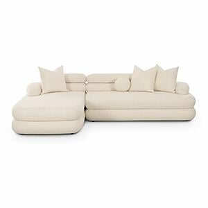 Lulu Cream Boucle Modular LAF Sectional by TOV Furniture