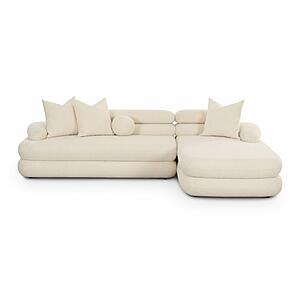 Lulu Cream Boucle Modular RAF Sectional by TOV Furniture
