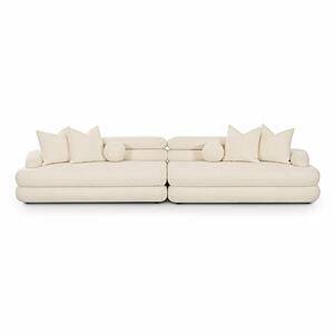 Lulu Cream Boucle Modular Sofa by TOV Furniture