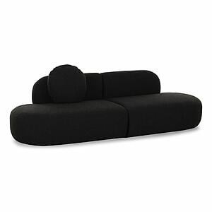 Broohah Black Boucle Sofa by TOV Furniture