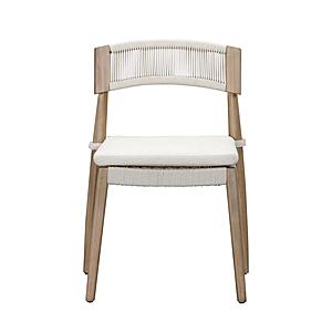Gata Cream Outdoor Dining Chair - Set of 2 by TOV Furniture