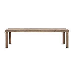 Cassie Natural 108 Inch Rectangular Outdoor Dining Table by TOV Furniture