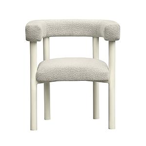 Jackie Cream Outdoor Textured Dining Chair by TOV Furniture