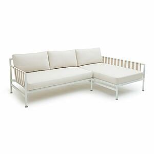 Dunes Cream Outdoor Sectional - RAF by TOV Furniture