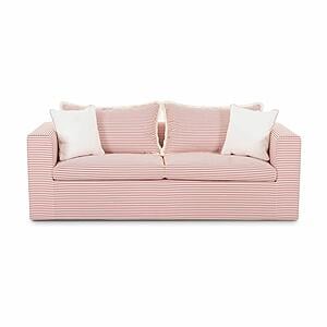 Salty Red Striped Indoor/Outdoor Sofa by TOV Furniture
