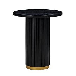 Chelsea Black Oak Entry Table by TOV Furniture