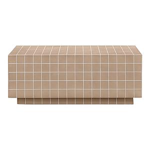 Mixie Taupe Tile Indoor / Outdoor Coffee Table by TOV Furniture