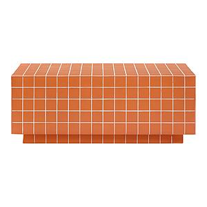 Mixie Brick Orange Tile Indoor / Outdoor Coffee Table by TOV Furniture