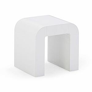 Hump White Side Table by TOV Furniture