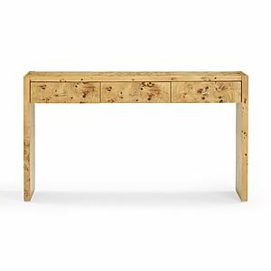 Brandyss Natural Burl Console Table by TOV Furniture