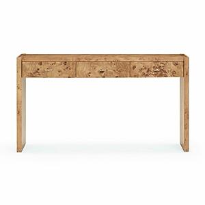 Brandyss Honey Burl Console Table by TOV Furniture