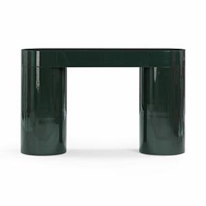 Mira Deep Green High Gloss Console Table by TOV Furniture
