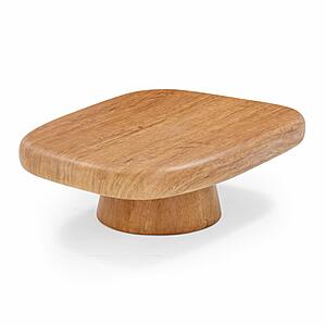 Darial Wood Grain Pattern Indoor/Outdoor Coffee Table by TOV Furniture