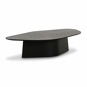 Roche Black Ash Low Coffee Table by TOV Furniture