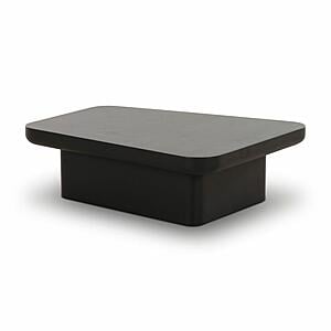 Yoko Black Large Coffee Table by TOV Furniture