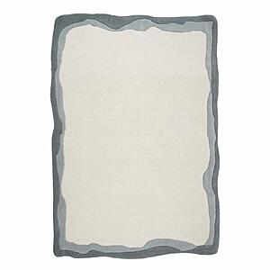 Tarba Grey 5'x7' Rectangular Floor Rug by TOV Furniture