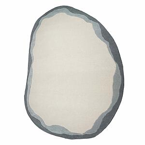 Tarba Grey 8'x10' Organic Floor Rug by TOV Furniture