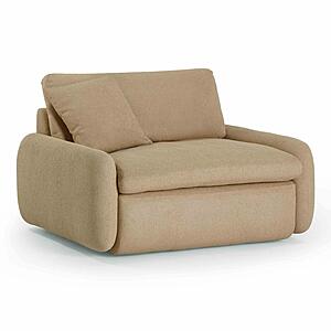 Rachelle Tan Boucle Lounge Chair by TOV Furniture