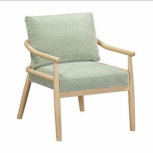 Dixie Mint Green Chenille Velvet Accent Chair by TOV Furniture