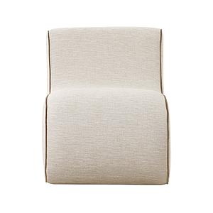 Senna Cream Basketweave Accent Chair by TOV Furniture