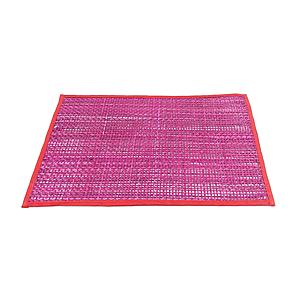 Peele Pink Seagrass Placemat - Set of 4 by TOV Furniture