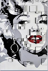 TT1818 Curated Canvas - 3D Print on Canvas (32x47) by Classy Art