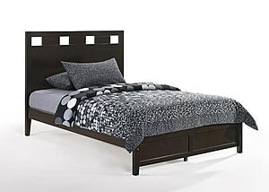 Tamarind Dark Chocolate Platform Bed by Night & Day Furniture