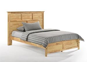 Tarragon Natural Platform Bed by Night & Day Furniture