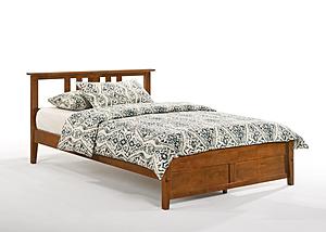 Thyme Cherry Platform Bed by Night & Day Furniture