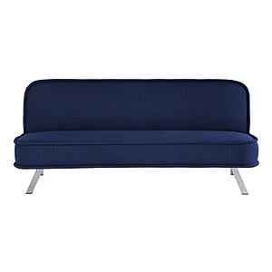 Serta&reg; Trenton Convertible Futon in Navy by Lifestyle