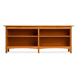 Burlington Wood Console Bookcase by Vermont Furniture Designs