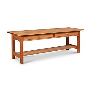 Burlington Wood 2-Drawer Coffee Table by Vermont Furniture Designs